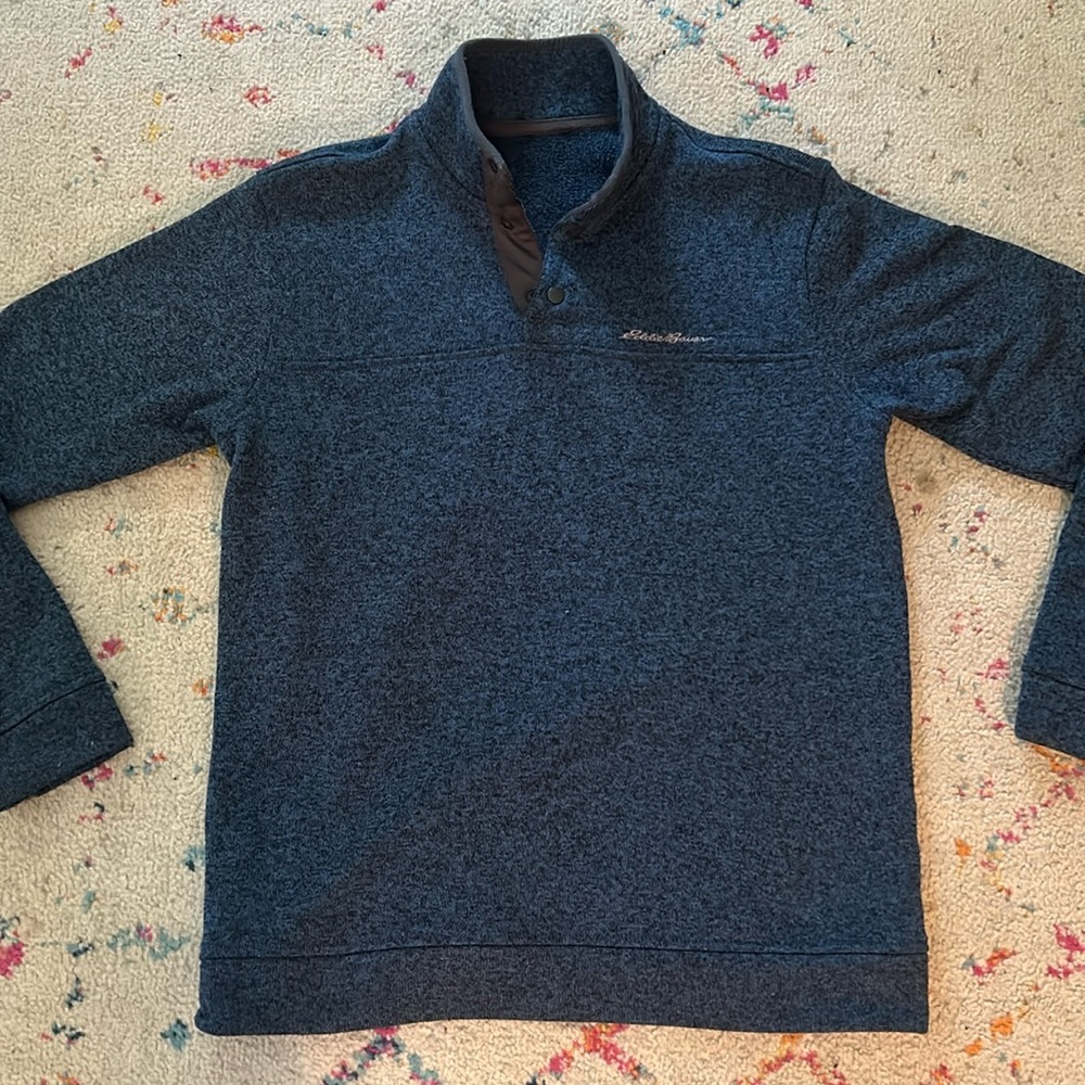 Eddie Bauer Fleece Men’s L. Color Blue